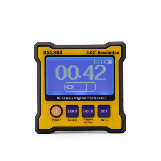 Dual-axis inclinometer digital display level electronic angle ruler level ruler debugging DXL360S rechargeable magnetic DXL-360S