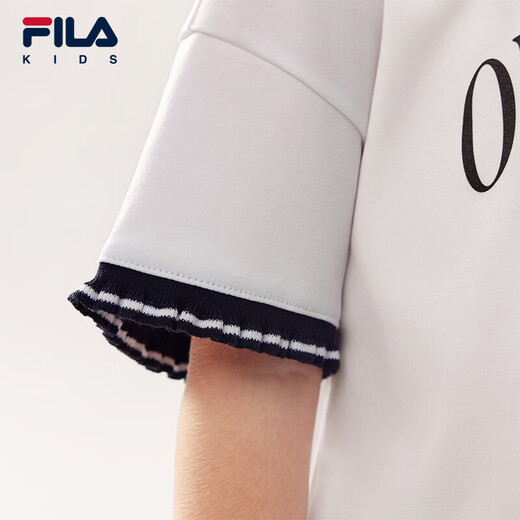 FILA children's clothing short T-shirt 2026 spring girls short-sleeved T-shirt