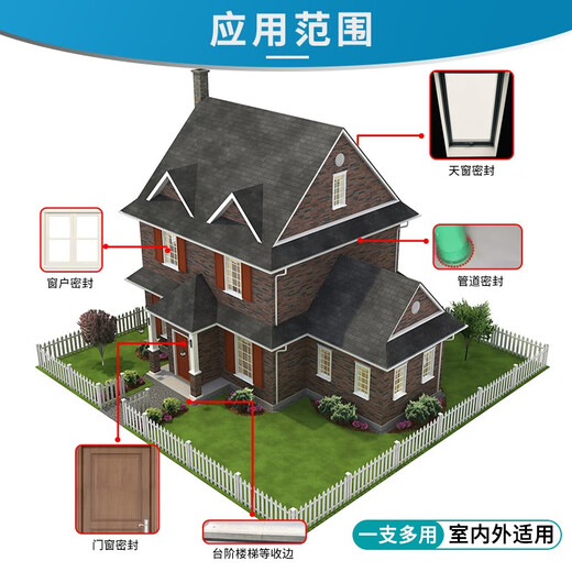 OTTO CHEMIE德国otto奥托拓美容胶s70哑光防霉胶干湿区用厨卫玻璃胶进口s125 S70-C1391颗粒烟灰[通用型]