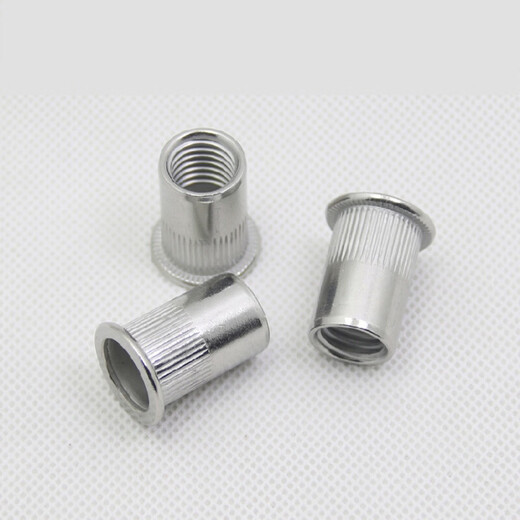 Xu ordered 304 stainless steel rivet nut flat head pull cap anchor M3M4M5M6M8M10M12 size countersunk head rivet M3 flat head 10 pieces