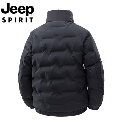 JEEP Двусторонний пуховик Jeep международного бренда, мужская осенне-зимняя новая уличная ветрозащитная теплая куртка на белом утином пуху синего цвета L