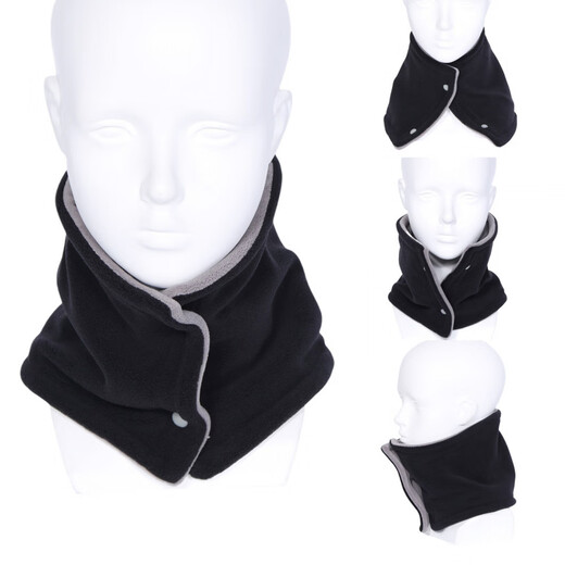 Aoyanlai new product double-layer thickened Austrian velvet scarf for men and women to keep warm and protect the neck, pink (double-sided)