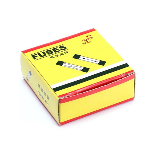 5 20mm glass fuse 250V 6*30mm F0.5A 1A2A 3A 5A8A10A20A fuse 6A (100 pieces/box) 6*30mm (yellow box)