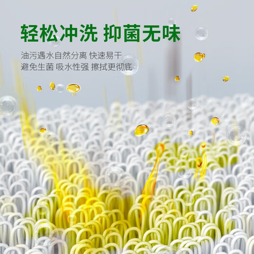 Xinyoujia Korean Bamboo Fiber Dishwashing Towel Korean Jiuli Dishwashing Cloth Household Bamboo Fiber Bare Piece Korean Bamboo Housework Cleaner Bare Bamboo Fiber 16*18 Small Size 10 Pack