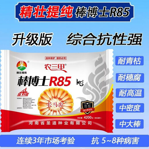 Семена кукурузы Dr. Stick R85ks, высокоурожайные, короткостебельные, устойчивые к полеганию, семена кукурузы красностержневые, устойчивые к болезням и длиннозубчатые, Dr. Stick R85ks (упаковка 10 шт.)