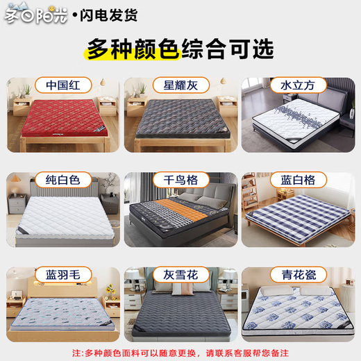 五星级同款扭力椰棕乳胶硬床垫家用1.5米1.8酒店软硬两用厚款民宿 扭力弹簧+椰棕22cm水立方/适中 1350mm*1900mm