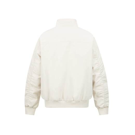 GOLFCROSS90 White Duck Down Stand Collar Motorcycle Style Cool Casual Work Jacket Down Jacket Couple Jacket Apricot 3XL