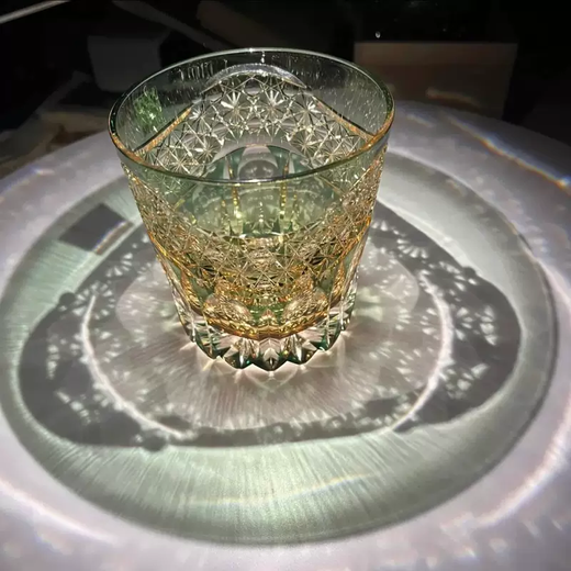 Yusen Recalls Edo Kiriko Green Dawn Japanese Whiskey Wine Cup Creative Cocktail Cup Home Beer Cup Locke Cup Green Dawn