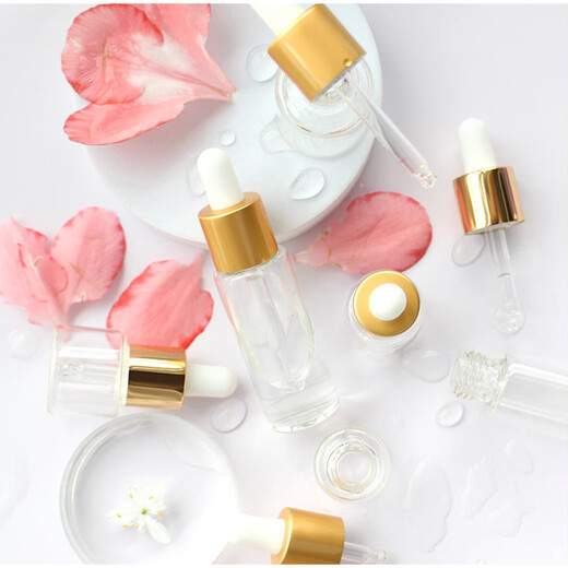 Suican Dropper Dispensing Bottle Glass Essential Oil Transparent 5ml Cosmetic Empty Bottle Portable Travel Sample Mini Mixing Bottle 5ml Dropper Dispensing Bottle 5 Pack Free Funnel