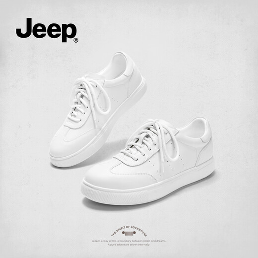 Jeep casual style sneakers for women 2026 spring and summer new style retro simple white shoes light soft sole not tired feet women's shoes white 35
