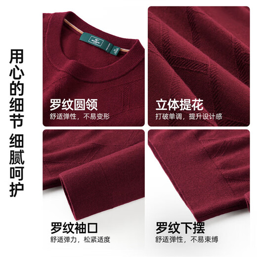 Septwolves wool sweater men's winter 100% sheep wool cold-proof warm sweater sweater men's top winter clothes