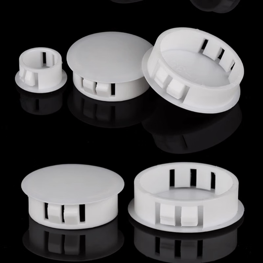SKT button plug nylon hole plug plastic plug panel hole plug wire hole cover bulkhead plastic hole plug SKT-14 (black and white gray remarks)