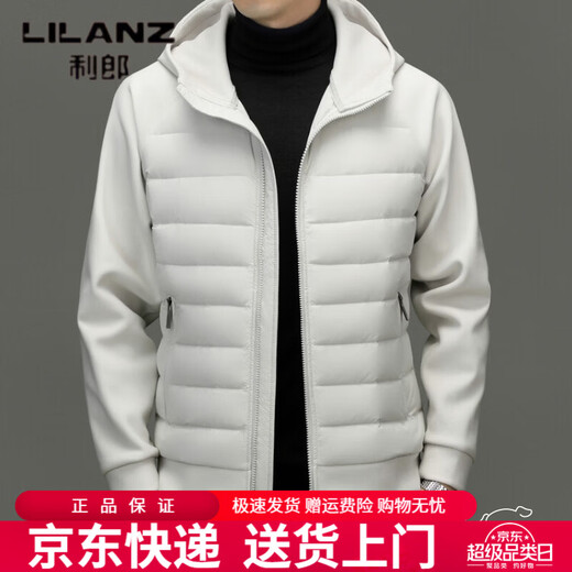 LILANZ 2025, новинка зимы, тонкий пуховик, мужская повседневная модная куртка с воротником-стойкой, теплая и морозостойкая мужская куртка, серая, M 170/92A