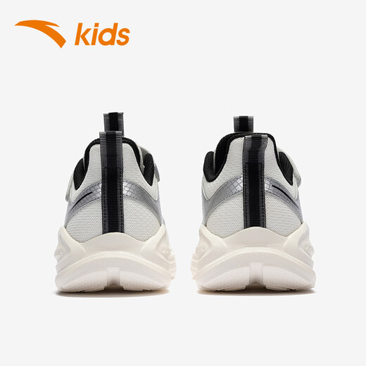 ANTA Men's and Children's Running Shoes 2026 Spring Official Flagship New Breathable Mesh Anti-Slip Wear-Resistant Sports Shoes Ivory White/Silver 34 Inner Length 21.5cm