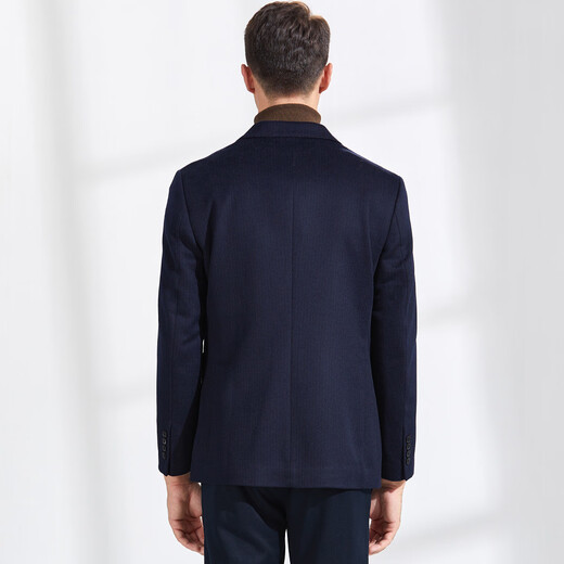 Antonio [Cashmere + Wool] Light luxury business wool suit jacket for men Blue M (170/88A)