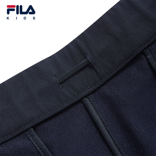 FILA FILA children's trousers 2026 spring new wide-leg pants for men, middle and large children RD royal blue-NV 140