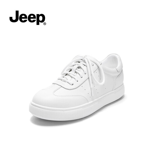Jeep casual style sneakers for women 2026 spring and summer new style retro simple white shoes light soft sole not tired feet women's shoes white 35