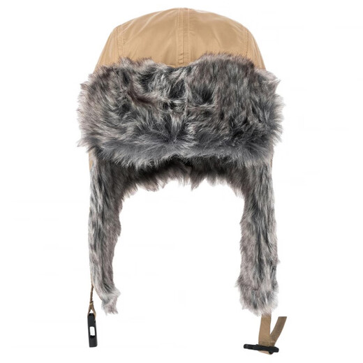 NEW ERA Brand Logo Polyester Fiber Lei Feng Hat Unisex Couple Style Beige Asian Version L