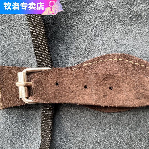 Chinluo cowhide tool bag, genuine leather, electrician, woodworking, thickened, wear-resistant, fitter, multifunctional, sturdy crossbody shoulder bag, construction site repair, yellow