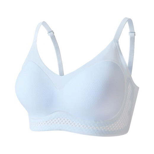 Бесшовное нижнее белье Amorous Cat для женщин, маленькая грудь, тонкий, удобный, вторичный бюстгальтер с фиксированной чашкой, препятствующий провисанию груди, новинка 2026 года, цвет шампанского, белый M (рекомендуется 34/75ABC)