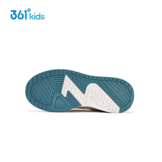 361 Shopping mall same style children's shoes boys skateboard shoes 2026 spring medium and large children's leather sports shoes 361 degree white/carbon black/electric orange 33