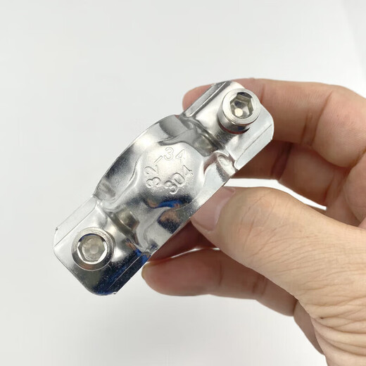 Xu ordered stainless steel pipe bracket with screw elevator, water pipe fixed pipe clamp, pipe wall clamp, pipe clamp support frame, pipe clamp inner diameter 8-10 with screw M8x100mm