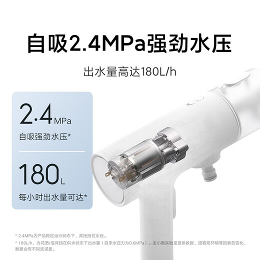 Mijia Xiaomi Mijia wireless car wash multi-functional household lithium battery high voltage multi-mode car wash water gun portable car wash machine