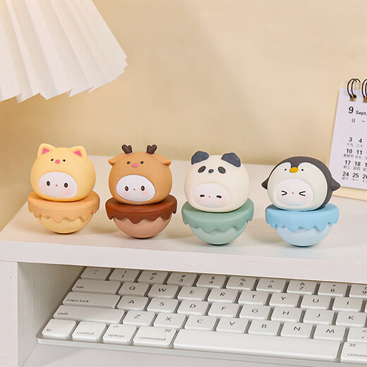 Tatanice Tumbler Desktop kleine Ornamente Office Girls Computer Creative Lovers Kindertages Geburtstag Geschenke Tumbler-Cheese Miau