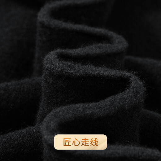 Rich 100% sheep wool 310G sweater winter men's velvet feel thickened turtleneck men's wool sweater knitted sweater for men