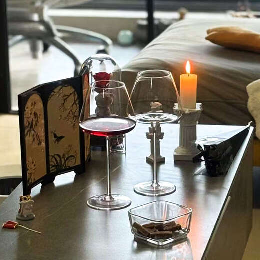 Fantasy red wine glass set wine glass 6-pack goblets 6001 two-pack