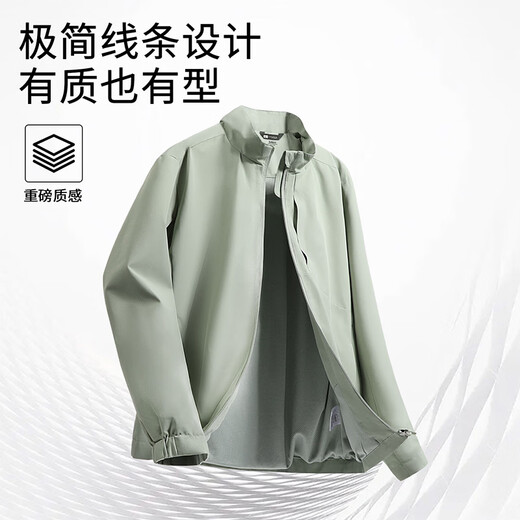 Baleno S&K series spring stand-up collar jacket, versatile casual heavyweight woven jacket, loose, simple, fashionable and trendy top