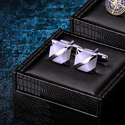 Cufflinks (KFLK) versatile French shirt cufflinks for men, light luxury custom shirt cuff buttons, business gift cufflinks Cufflinks K055