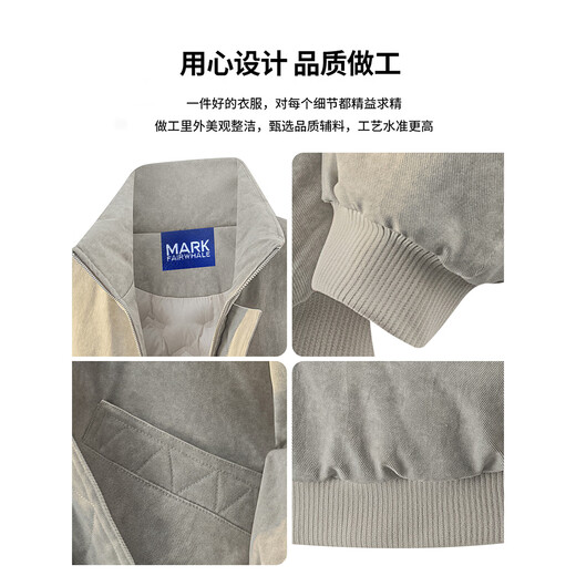 Mark Huafei's new autumn and winter men's down jacket is loose, versatile, comfortable, thickened, fashionable, simple, handsome, high-end jacket for men