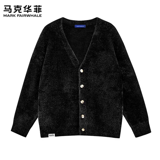 MARK FAIRWHALE American Retro Casual Cardigan Sweater Men's 2026 Spring New Loose Comfortable Warm Trendy Brand Handsome Top Beige Official Authentic M Recommended 100-120 Jin Jin equals 0.5 kg