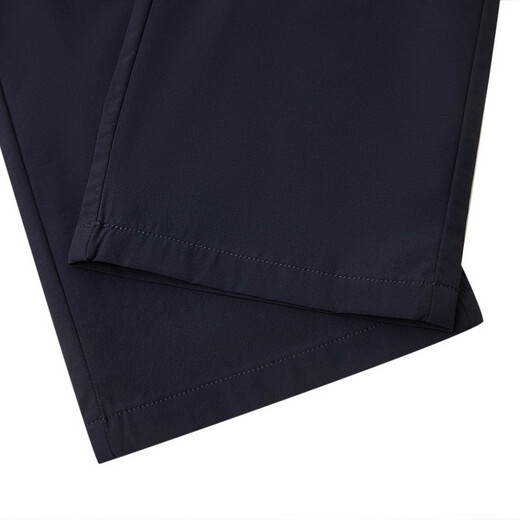 ORRDT Aulindenton luxury men's casual trousers 26 spring and summer light and breathable solid color stretch trousers navy blue 30