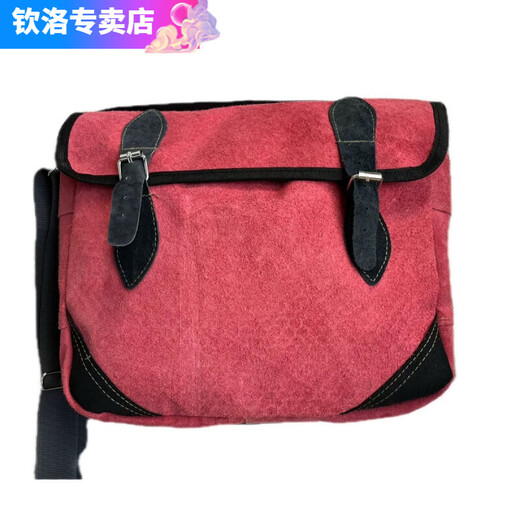 Chinluo cowhide tool bag, genuine leather, electrician, woodworking, thickened, wear-resistant, fitter, multifunctional, sturdy crossbody shoulder bag, construction site repair, yellow