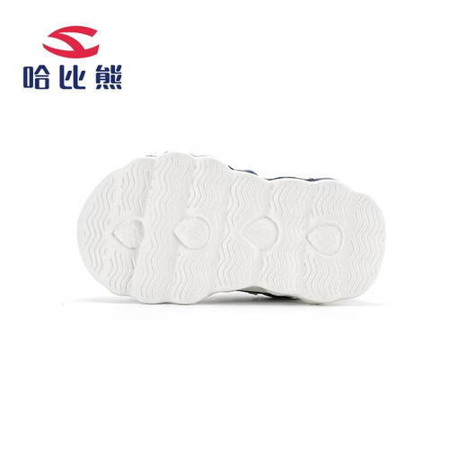 HOBIBEAR boys' light shoes spring new trendy comfortable flash shoes children's casual shoes girls' shoes Black Orange 23