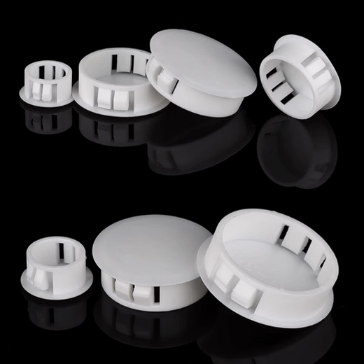 SKT button plug nylon hole plug plastic plug panel hole plug wire hole cover bulkhead plastic hole plug SKT-14 (black and white gray remarks)
