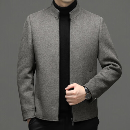 Heilan House (HLA) new winter down jacket men's casual short top business casual men's jacket daddy gray XL 180