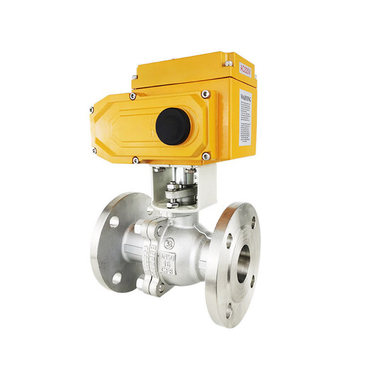 JLQ941F electric flange ball valve high temperature cast steel carbon steel stainless steel cut-off valve O-type switch intelligent cast steel DN32