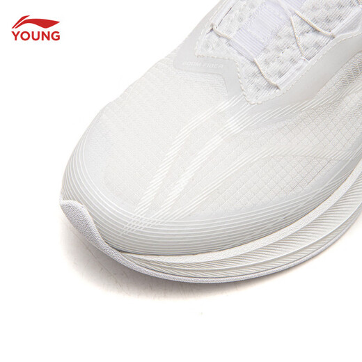 Li Ning children's shoes spring new children's running shoes for boys and girls Chitu 9PROYOUNG silk high rebound sports shoes standard white-9 33