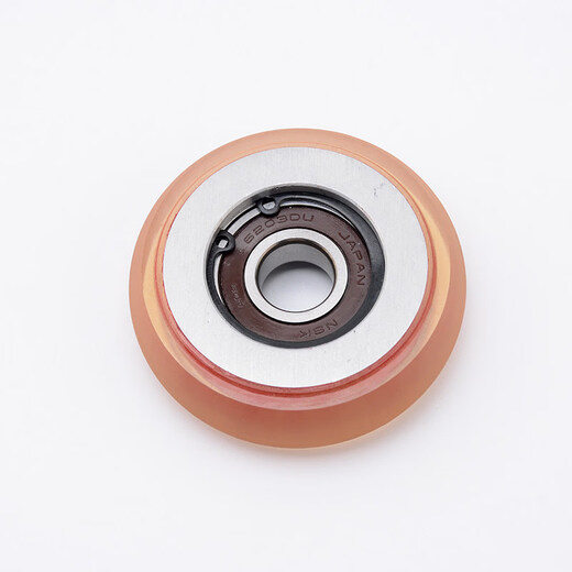 Elevator roller guide shoe wheel 76x22x6203 sliding counterweight guide shoe roller diameter 76 suitable for Otis green model (polyurethane material)