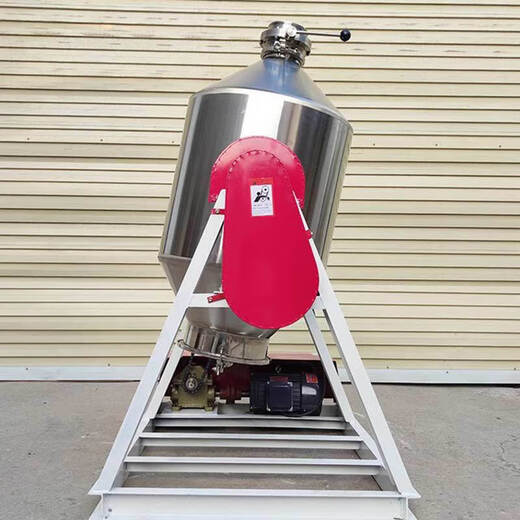 Stainless steel drum mixer chemical powder premix mixing tank waist drum mixer mechanical equipment 500KG drum (customized)