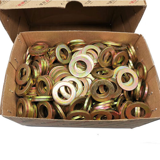 He Jiagong galvanized color zinc GB97 flat washer GB96 plus flat washer M5M6M8M10M12M14M16M18M20M24 GB97M22*39*3100 only