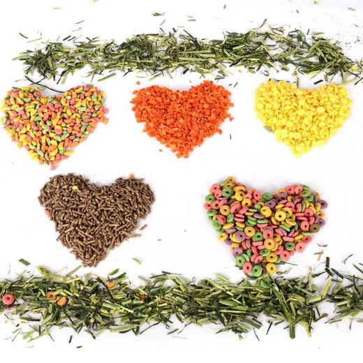 Rabbit, guinea pig, guinea pig, guinea pig grain mixed feed, rabbit grain containing VC, anti-coccidiosis 5Jin Jin equal to 0.5kg, packed 1500