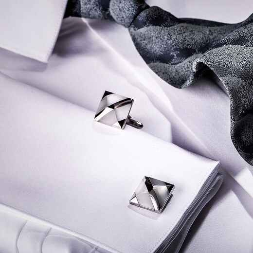 Cufflinks (KFLK) versatile French shirt cufflinks for men, light luxury custom shirt cuff buttons, business gift cufflinks Cufflinks K055
