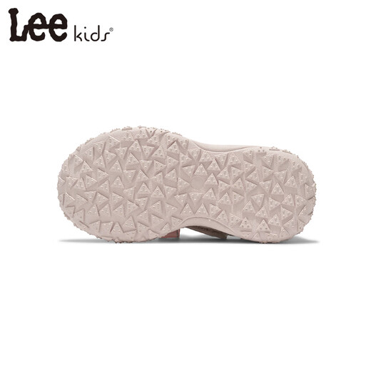 LEE KIDS children's sports shoes, running shoes for middle and large children, 26 spring new running shoes, non-slip wear-resistant running shoes, casual shoes, pink 26, inner length 16.9cm, suitable for feet 15.9-16.4cm long