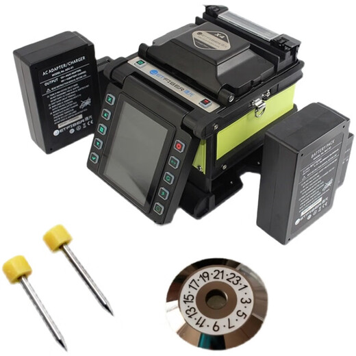 Brand new Jieguang optical fiber fusion splicer 5X4X5SX6 fiber fusion machine battery electrode optical cable fusion solder machine Jieguang X4+ fusion splicer