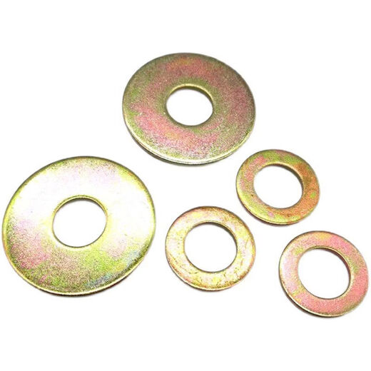 He Jiagong galvanized color zinc GB97 flat washer GB96 plus flat washer M5M6M8M10M12M14M16M18M20M24 GB97M22*39*3100 only