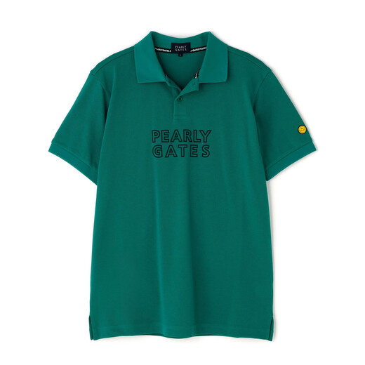 PEARLY GATES golf clothing men's 26 spring and summer new men's short-sleeved polo shirt sports lapel short-sleeved top lake blue 053-6160230-143 M